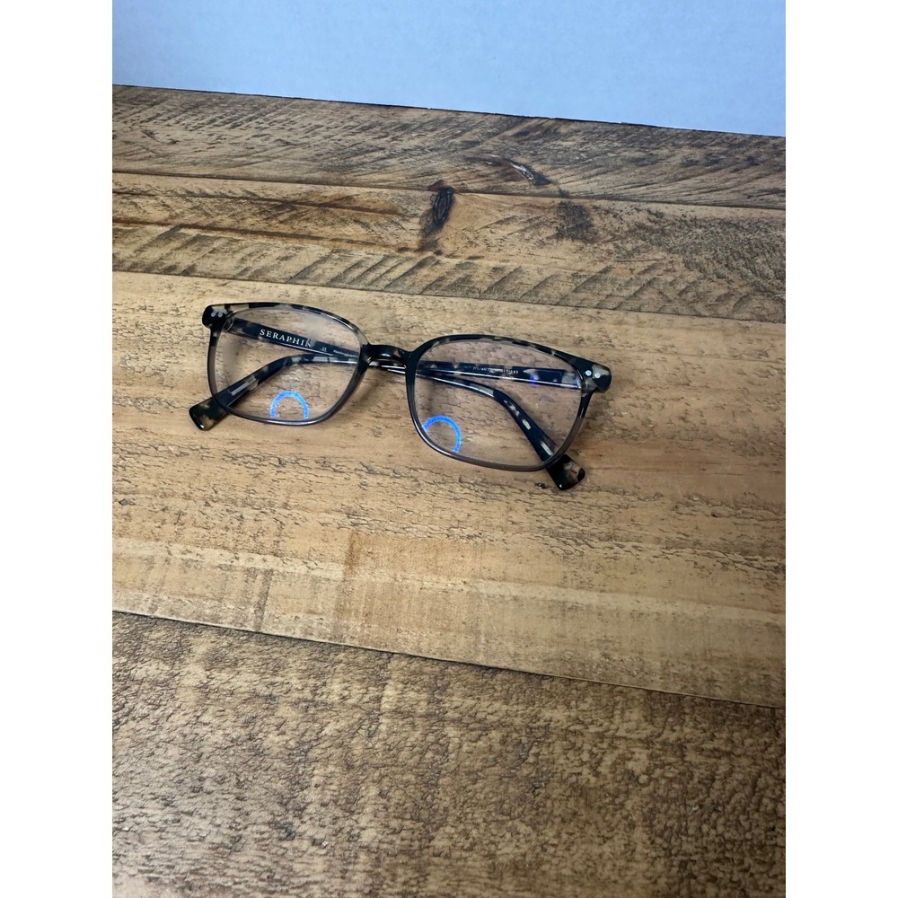 Seraphin NS 8057 Eyeglasses Grey Marble Tortoise Rectangular Frames 51-17-145